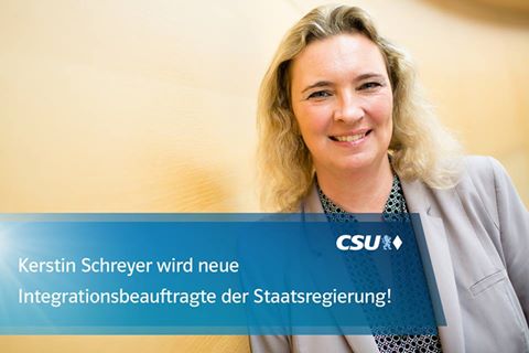 Kerstin Schreyer wird neue Integrationsbeauftragte der Staatsregierung
