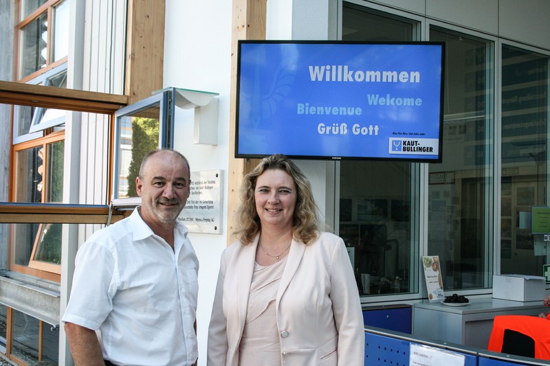 Geschftsfhrer Bernhard Greinsberger; Kerstin Schreyer-Stblein, MdL